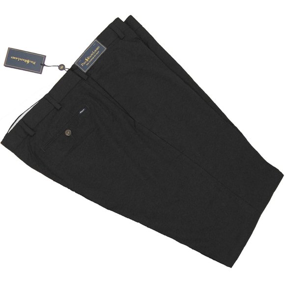 New $90 Polo Ralph Lauren Custom Fit Pants!  34 x 30 or 36 x 30  Black  Slim - Picture 1 of 4